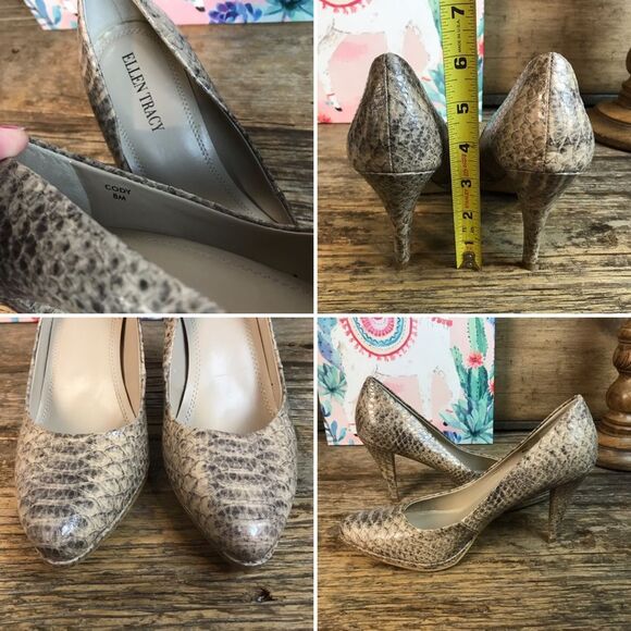 Ellen Tracy CODY Heels 8M - Picture 6 of 8